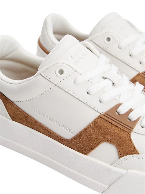 Sneaker bianca in pelle Tommy Hilfiger | FM0FM055510LB